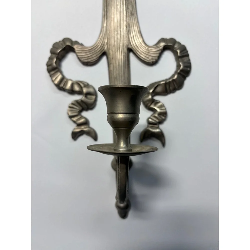 Gothic Medieval Knight‎ Wall Sconce Set Castle Candle Holders Game Thrones